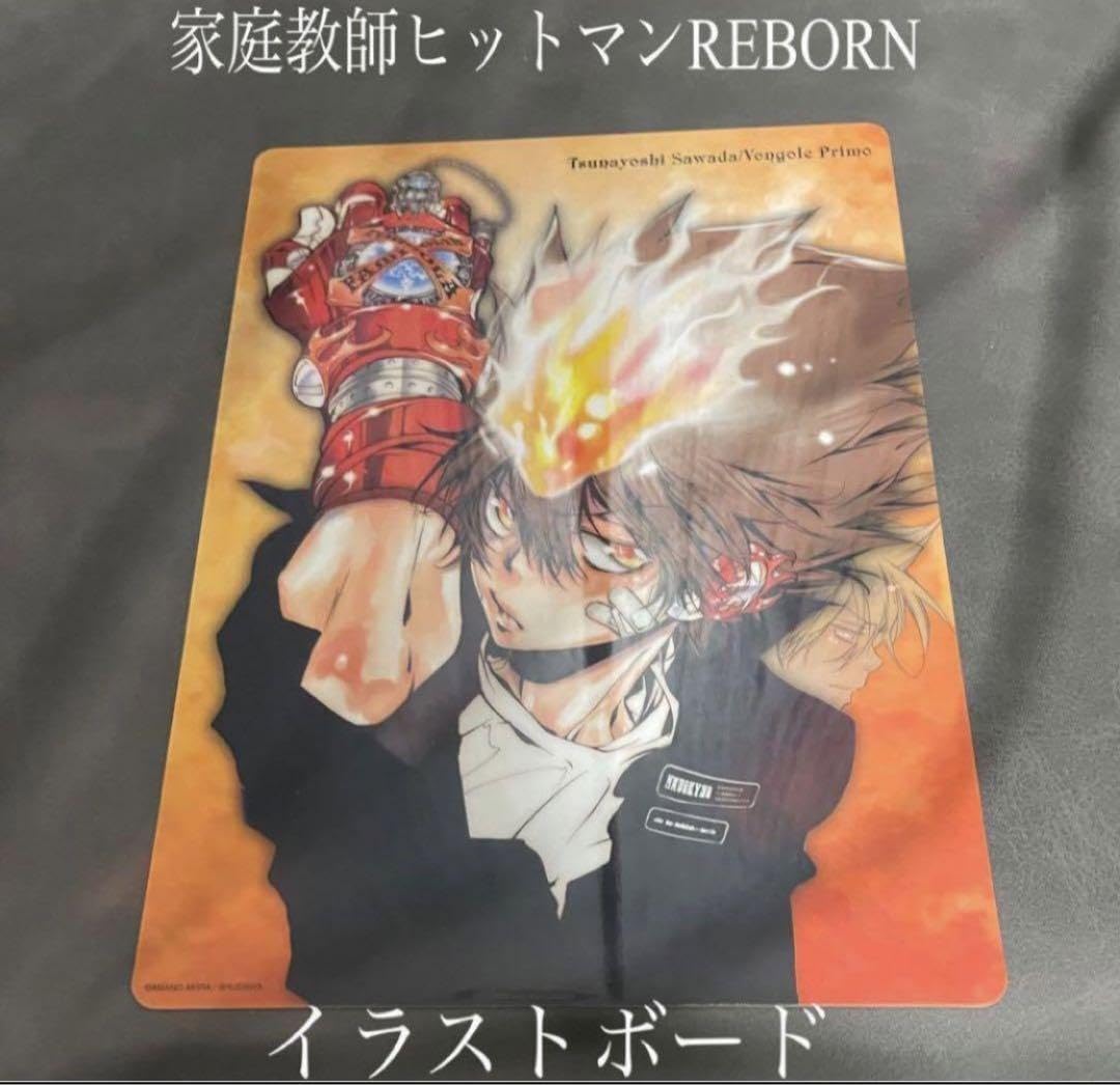 Amazon.co.jp: 家庭教師ヒットマンREBORN プラボード 沢田綱吉 獄寺 