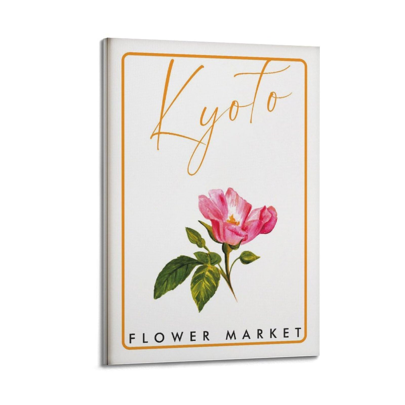 xiaoxiaoshen Kyoto Flower Market Botanical Canvas Poster Wall Art Prints Room Aesthetic Murals Bedroom And Living Decorations 24x36inch(60x90cm)