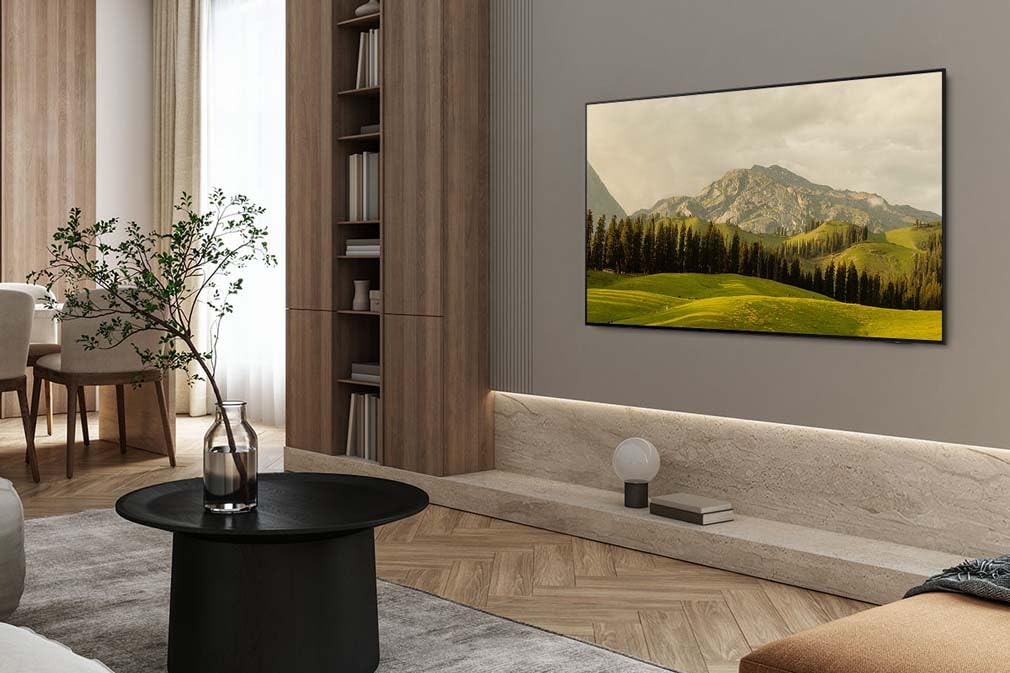 Samsung OLED 4K S85F 55 Zoll (138 cm) UHD Fernseher, NQ4 AI Gen2 Prozessor,4K Upscaling, OLED HDR, Farben Pantone validiert, Dolby Atmos, Gaming-Hub, Knox Security, Samsung Vision AI Smart TV