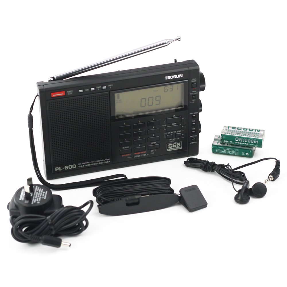 Tecsun PL600 AM/FM/LW SSB Shortwave Radio Black Amazon.in Electronics