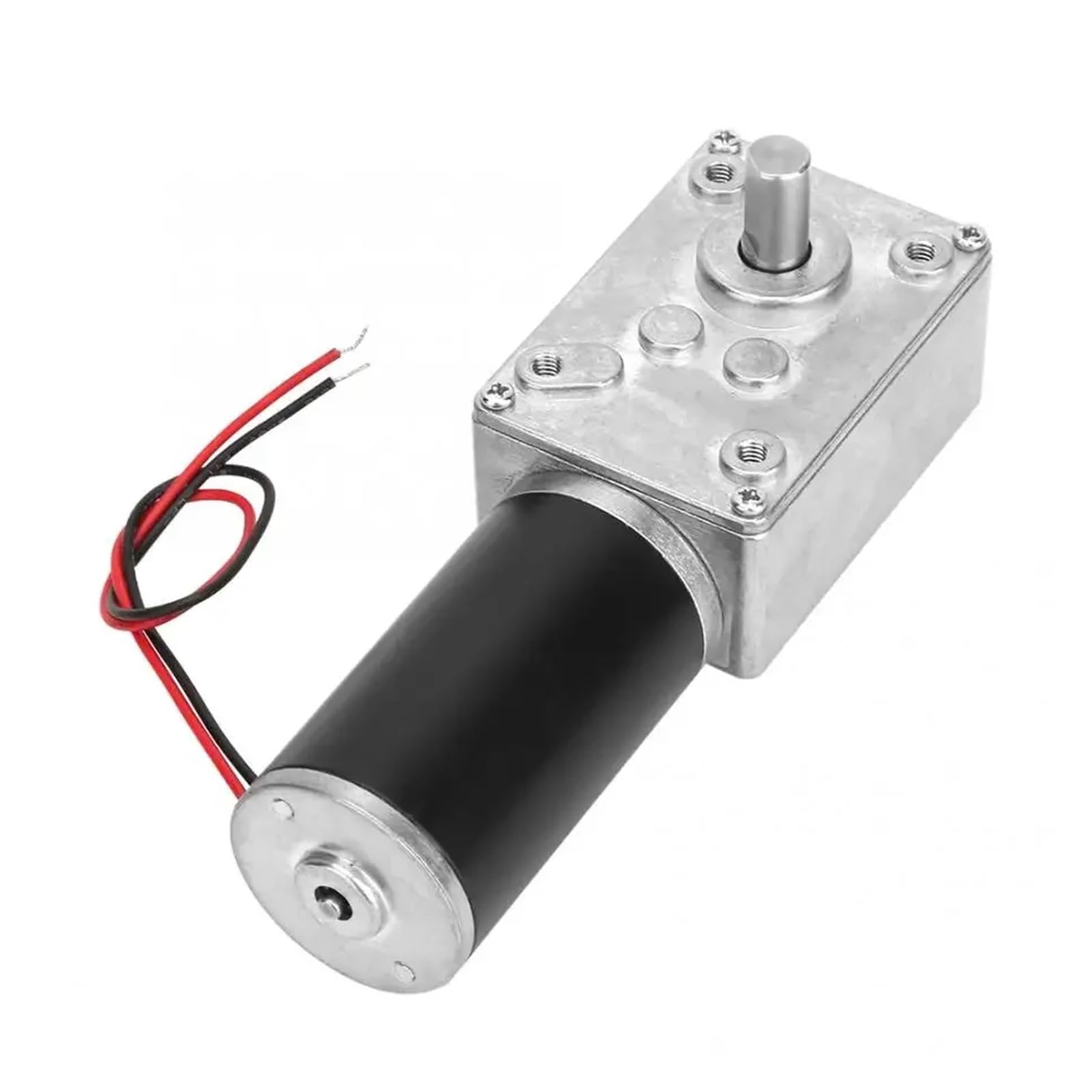 Schiebetor-Set DC 12 V 24 Schneckengetriebemotor, 7–470 U/min, hohes Drehmoment, D-Wellenmotor, 8 mm Welle, drehbare Tischtür, Selbsthemmung, 70 kg, cm, 6,5 A(7RPM,24V)