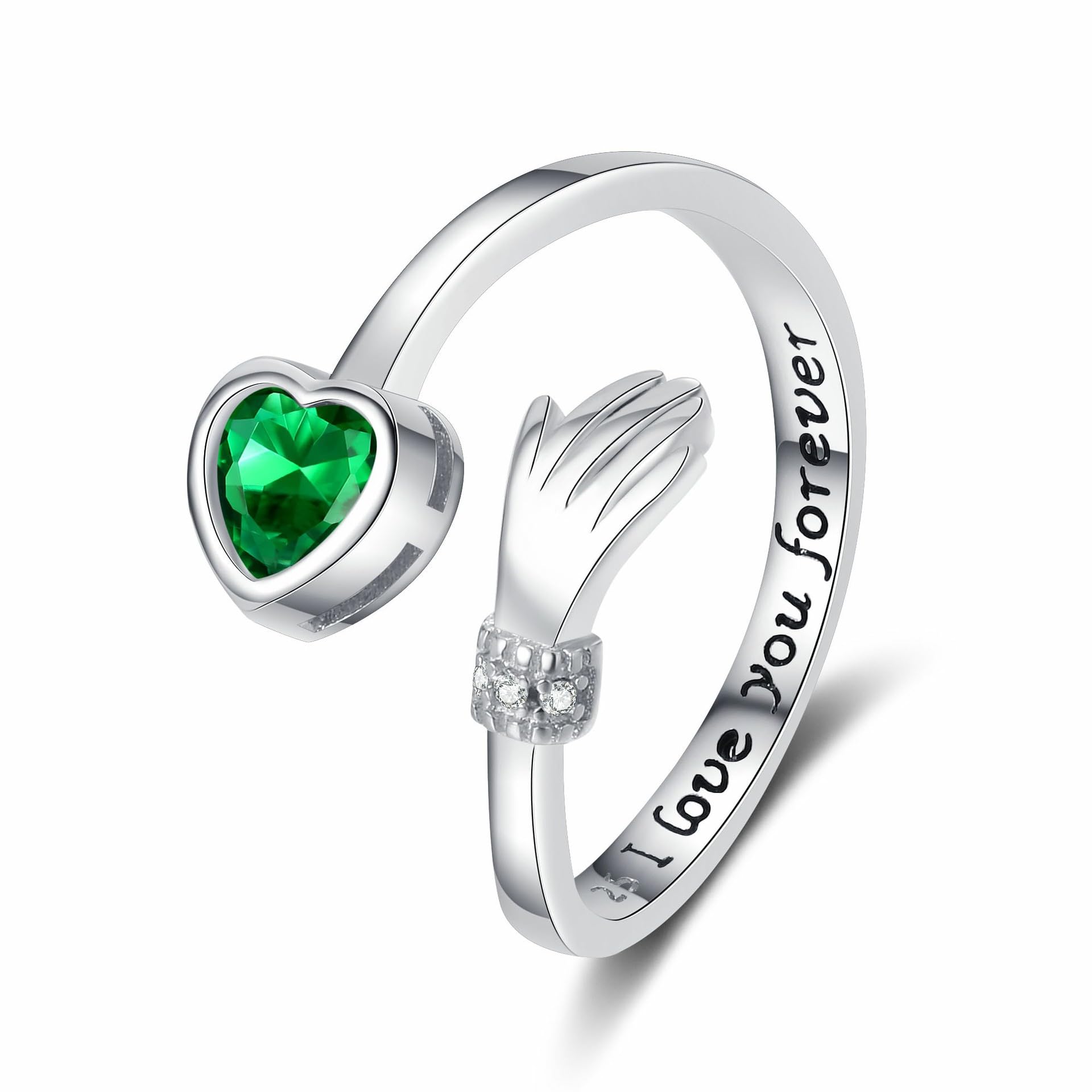 Deyanse Silber Ohrstecker für Damen, 925 Sterling Silber Her