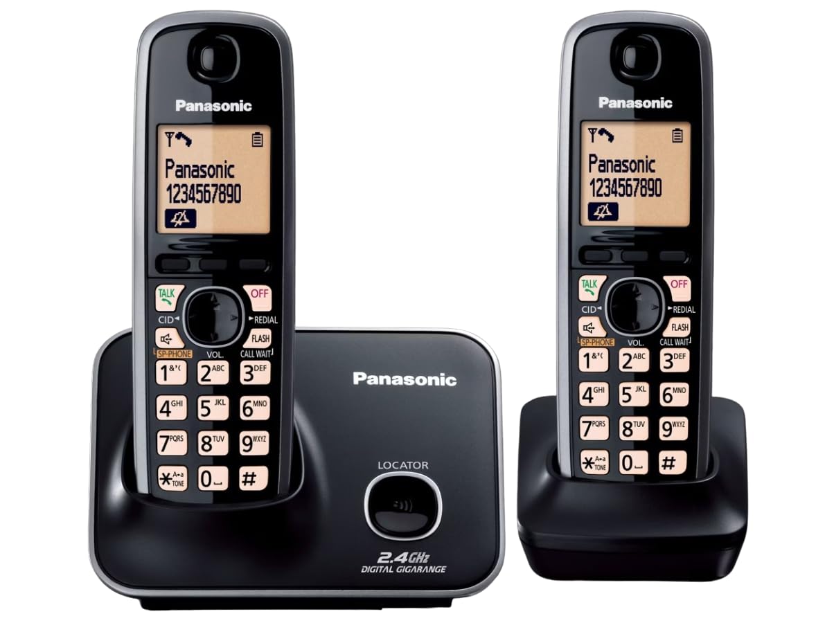 Panasonic KX-TG3712BX Cordless Phone (Black)