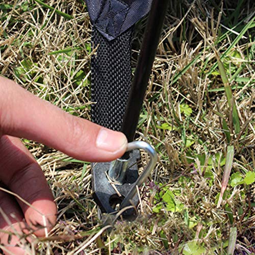 Fixed Tent Floor Clamp, High Density Tent Foot Clamp, Practical and Lightweight for Camping Rock Climbing
