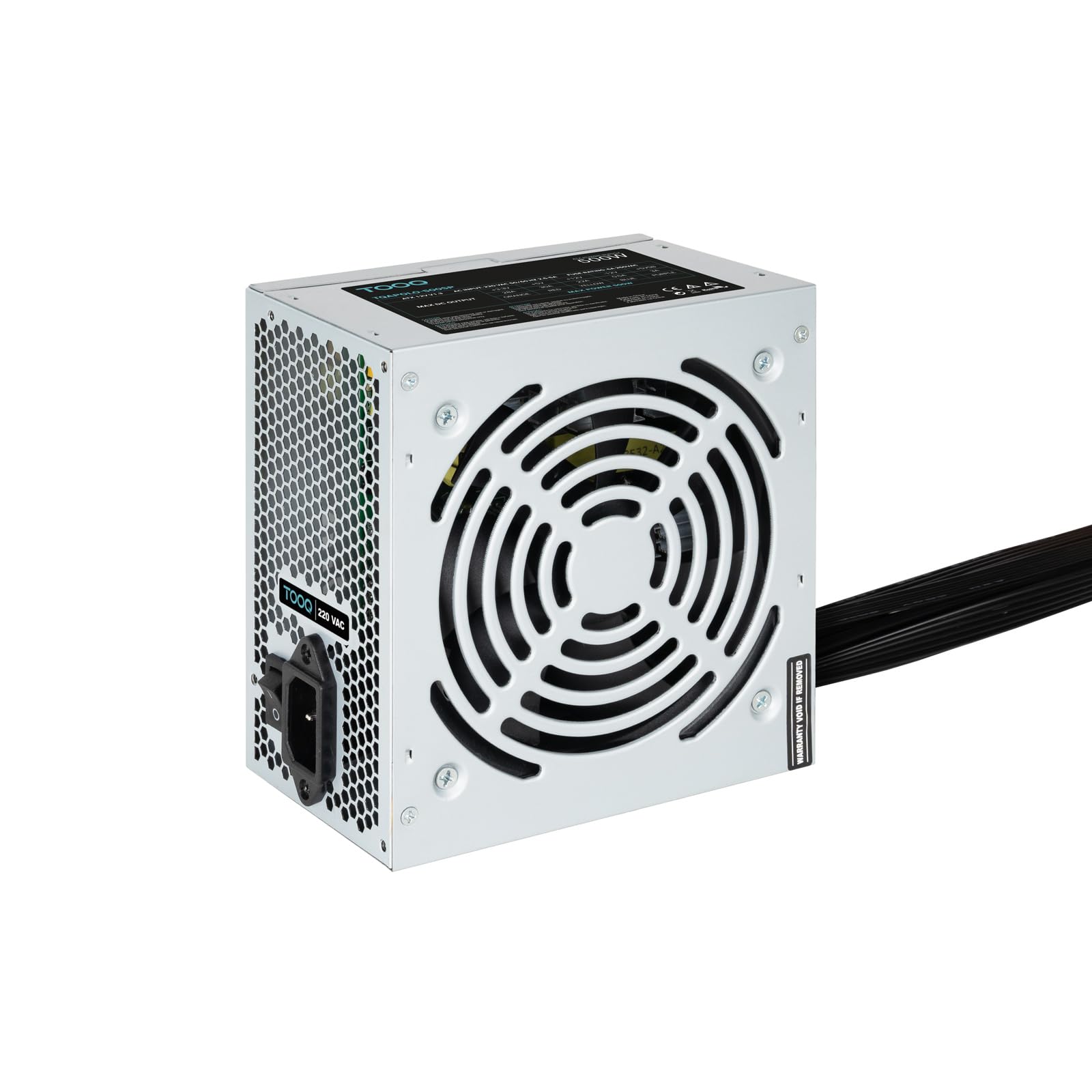 Fuente de Alimentación TooQ TQAPOLO-500SP/ 500W/ Ventilador 12cm