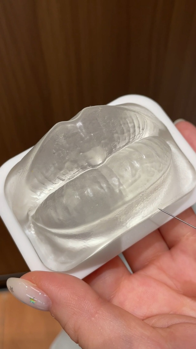 Image of Transparent Facial Injection Lip Model,for Filler Practice | Micro Plastic Surgery Teaching, Beautician Teaching, Injection Training for Medical Students Doctors
