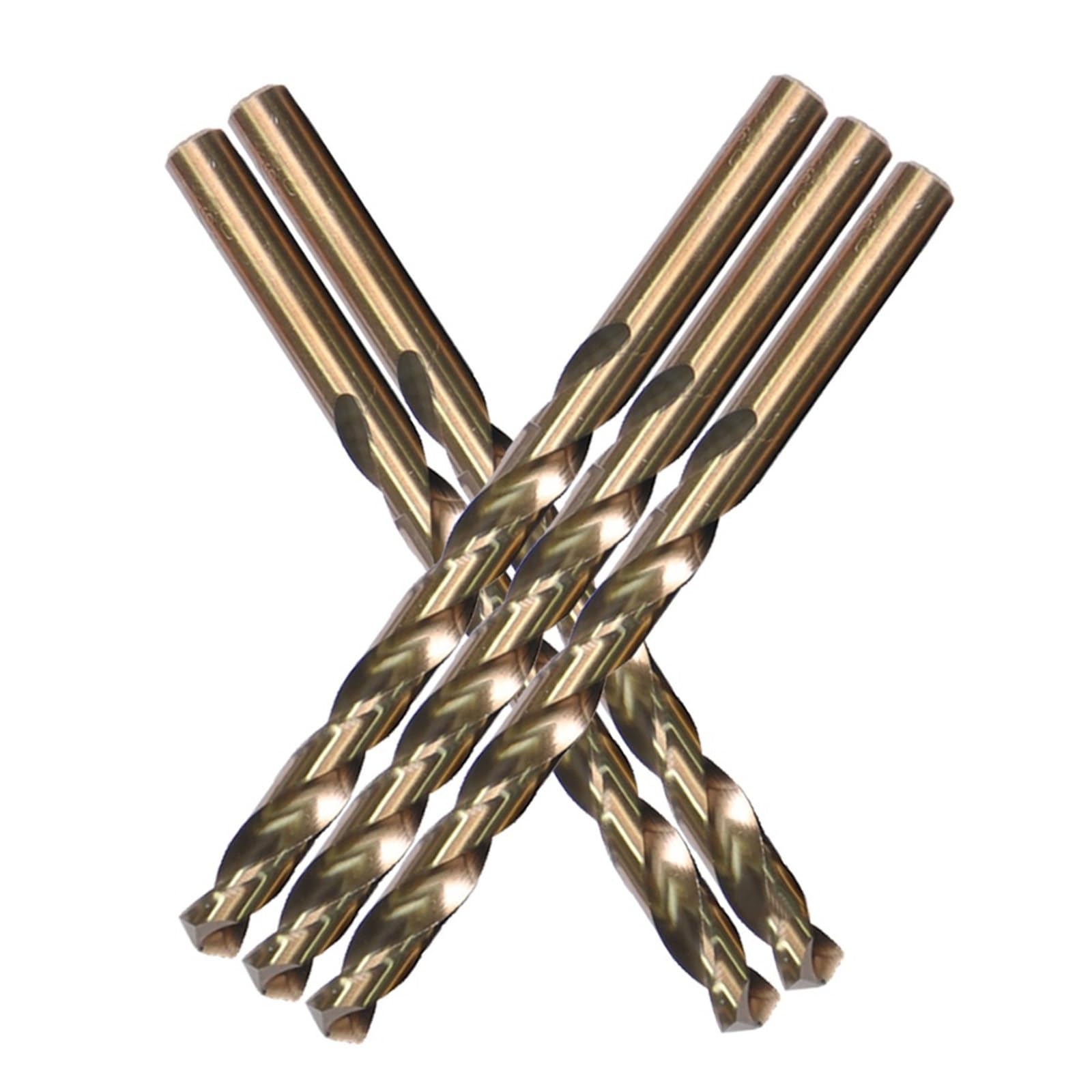 5 brocas de cobalto HSS-CO M35 de 7 mm a 13 mm, brocas helicoidales HSS for acero inoxidable (7/7,5/8/8,5/9/10/10,5/11/11,5/12/12,5/13 mm)(7.5mm)