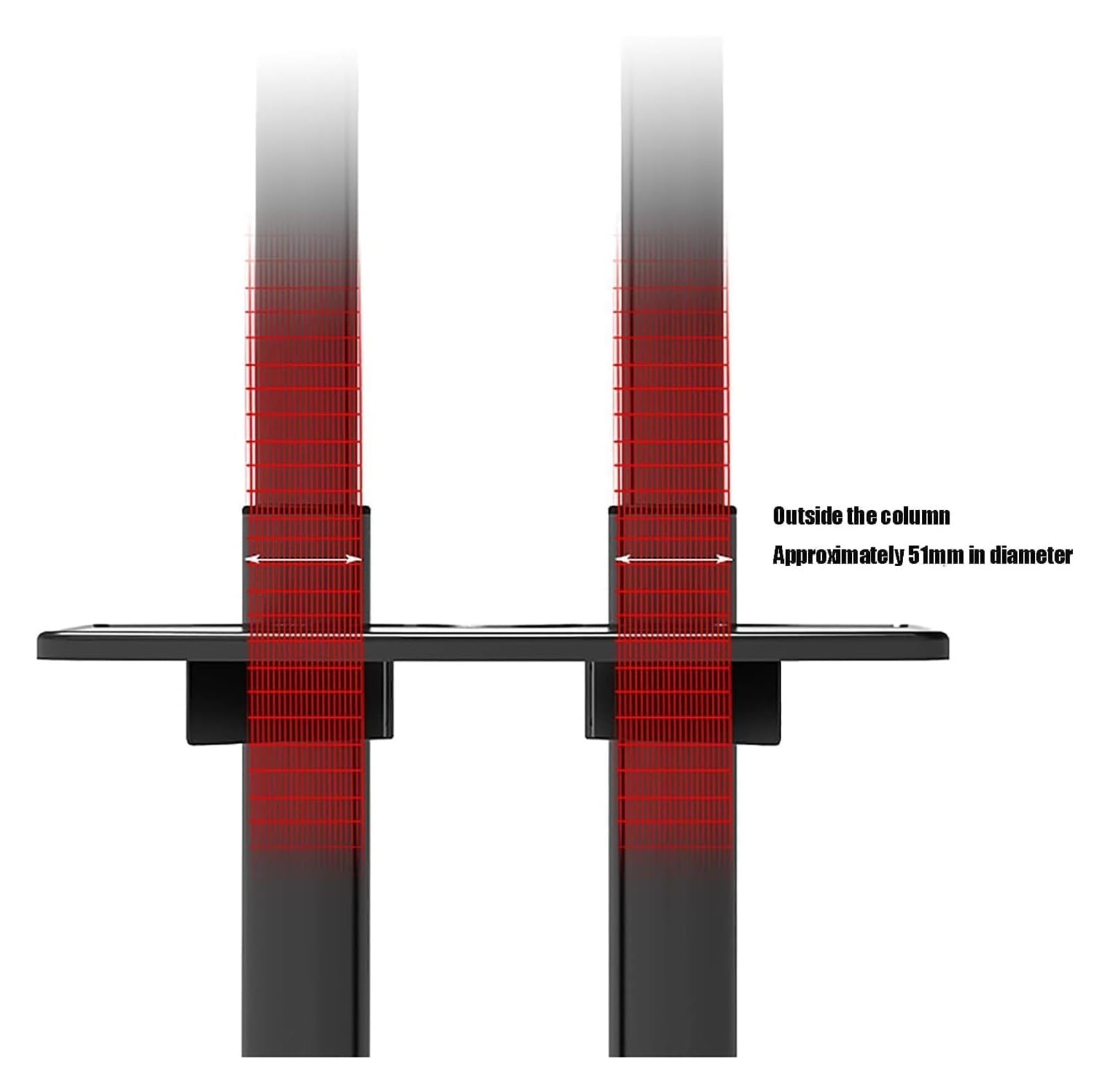 Soporte para TV con ruedasSoporte para TV móvil de pie con Soporte para TV de Altura Ajustable para televisores de 32 "y 65" Fácil de Mover con Ruedas Marco de Metal Resistente