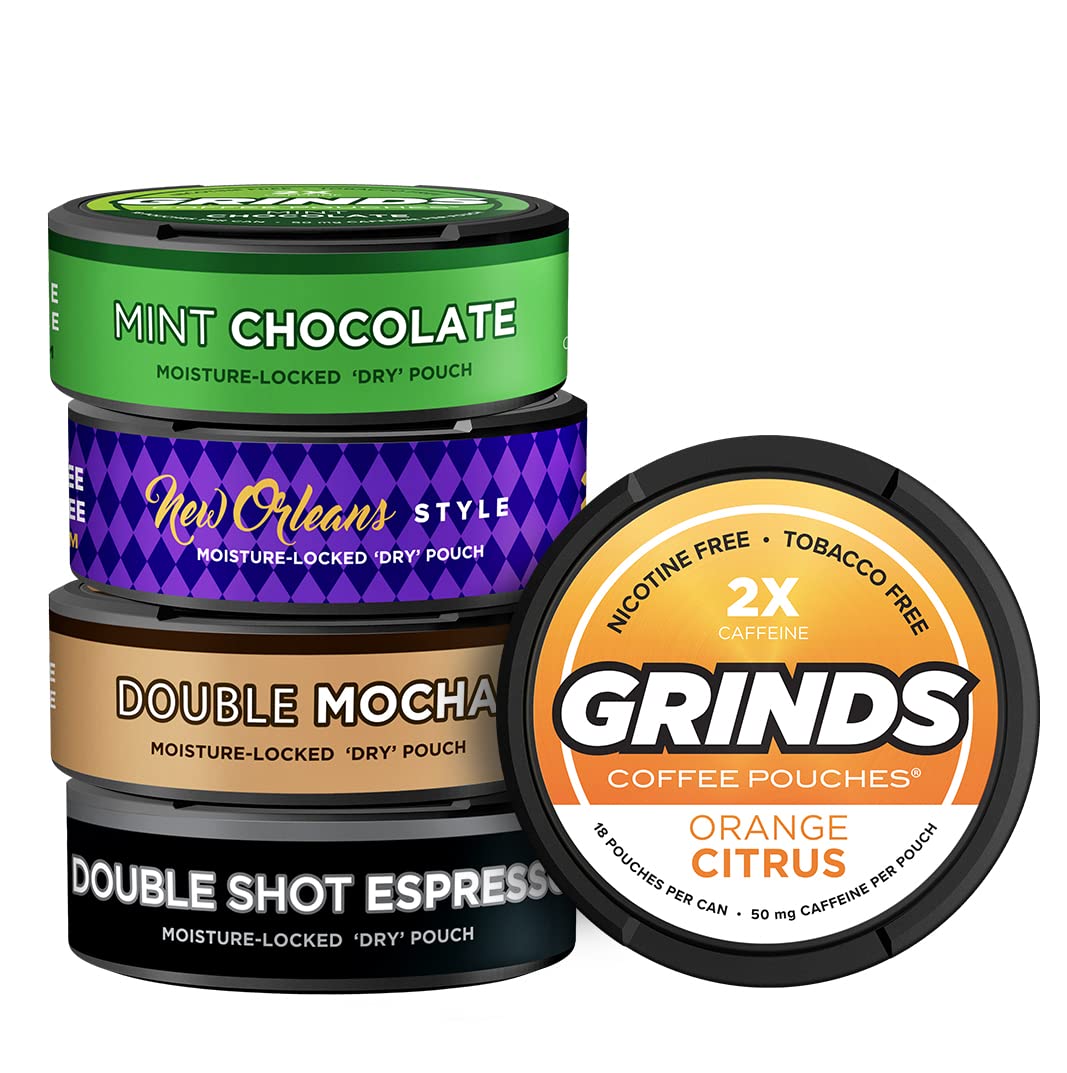 Grinds Coffee Pouches Ultimate Energy 5 Pack 2X