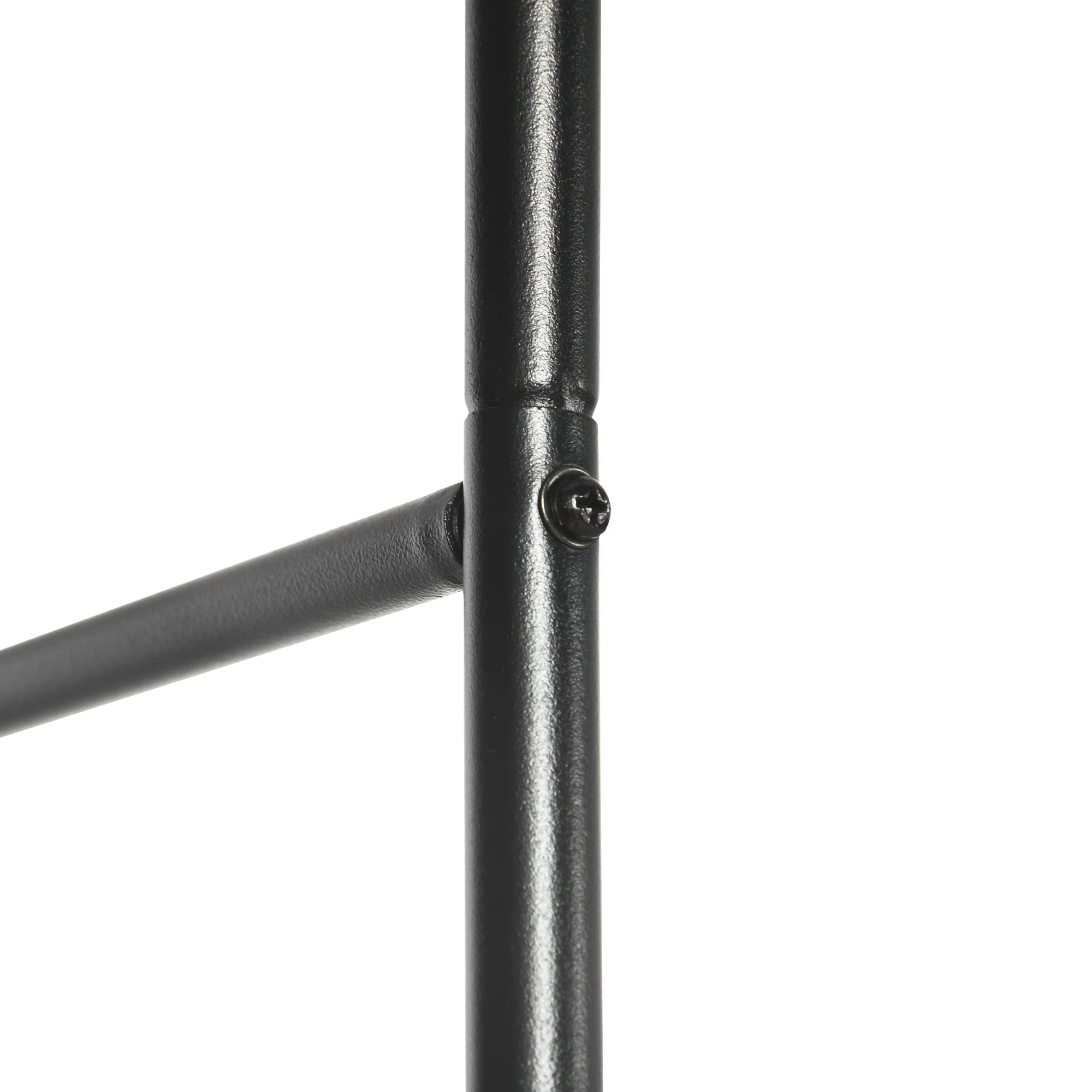 Outsunny Arco per Rose Rampicanti in Metallo, Arco da Giardino di Supporto per Piante Rampicanti, 140x40x240cm, Nero