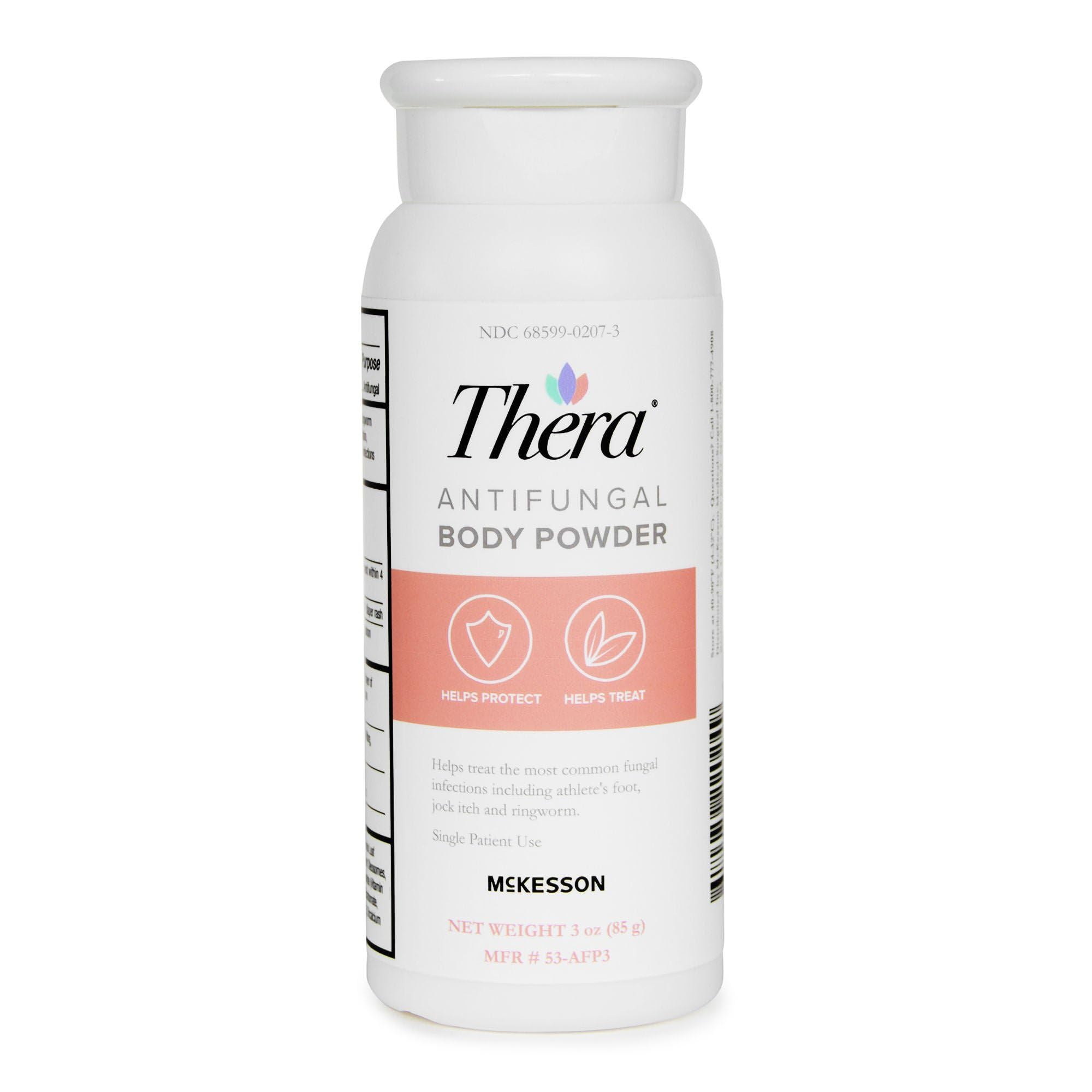 Thera Antifungal Body Powder 2, 2% Strength, Relief for, 3 oz, 2 Pack