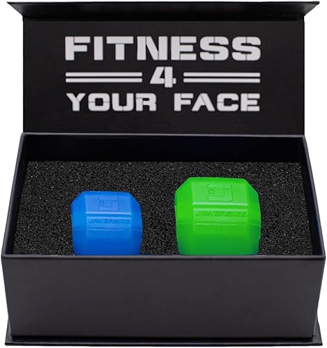 Jawzrsize Pop N Go y paquetes de potenciador de mandíbula de ajuste personalizado, ejercitador de mandíbula, cara y cuello y tóner