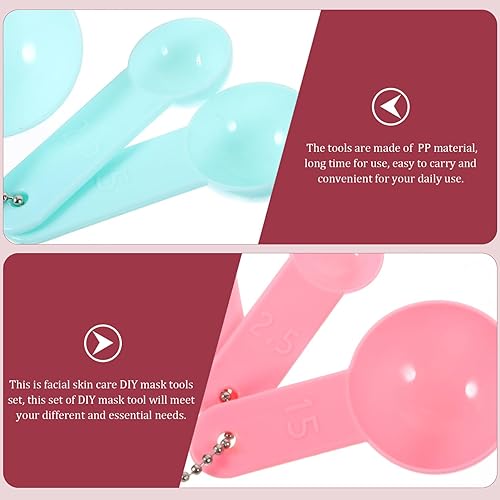 Miniatura 4 de ABOOFAN Juego de 18 tazones para mezclar mascarillas faciales, kit de herramientas de mezcla con máscara facial, cuenco, espátula, cepillo de