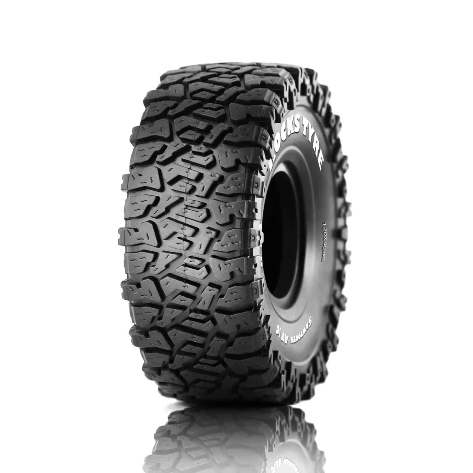 Modelos Repuesto RC para Axial para SCX10 90046 AXI03007 para TRX4 para Redcat Gen8 1/10 4 Piezas Goma 120 Mm Y 1,9 Pulgadas Neumáticos De Roca Piezas De Mejora para Coche RC Crawler