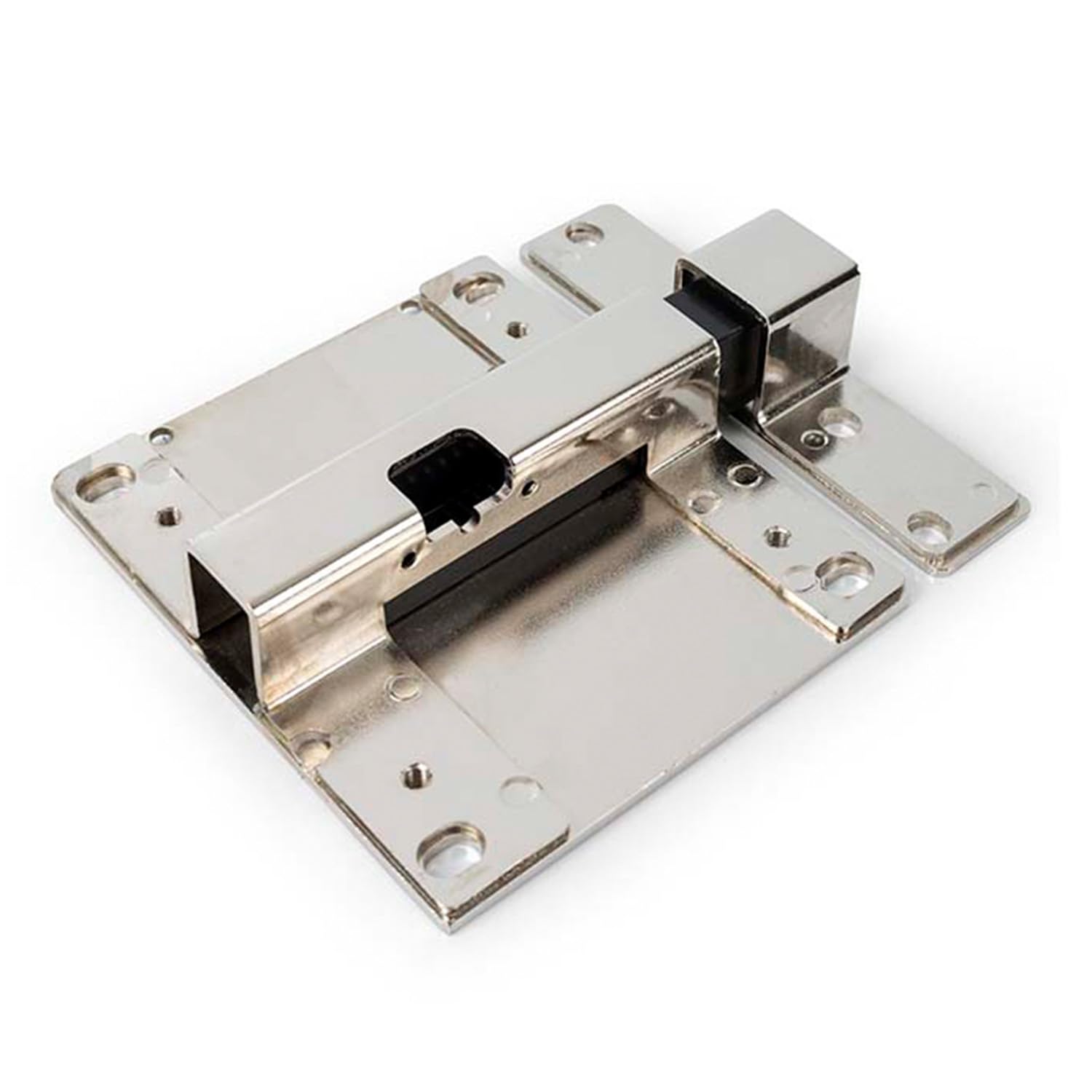 Serratura elettronica invisibile ad alta sicurezza int_LOCK RF 2. Finitura nichel opaco.