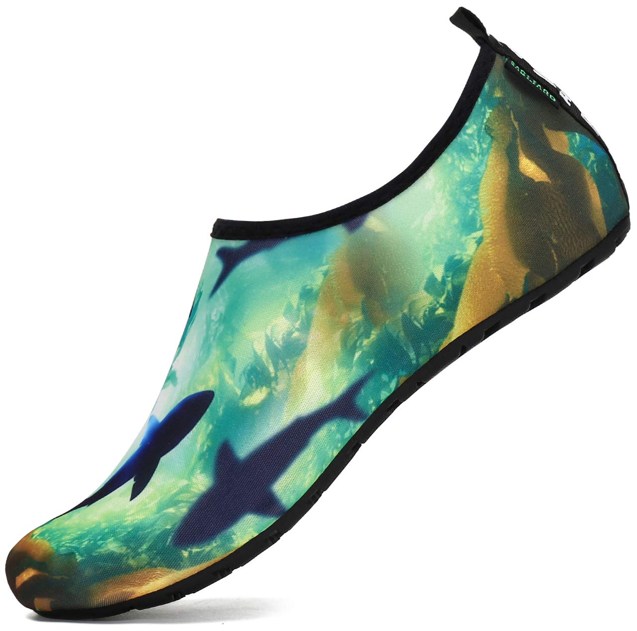 SAGUARO Badeschuhe für Herren & Damen | Leichte & rutschfeste Schwimmschuhe | Atmungsaktiv & Schnell Trocknende Wasserschuhe für Wassersport