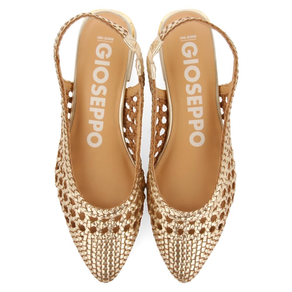 GIOSEPPO Ballerine Intrecciate in Pelle Nera per Donna PISKOVE