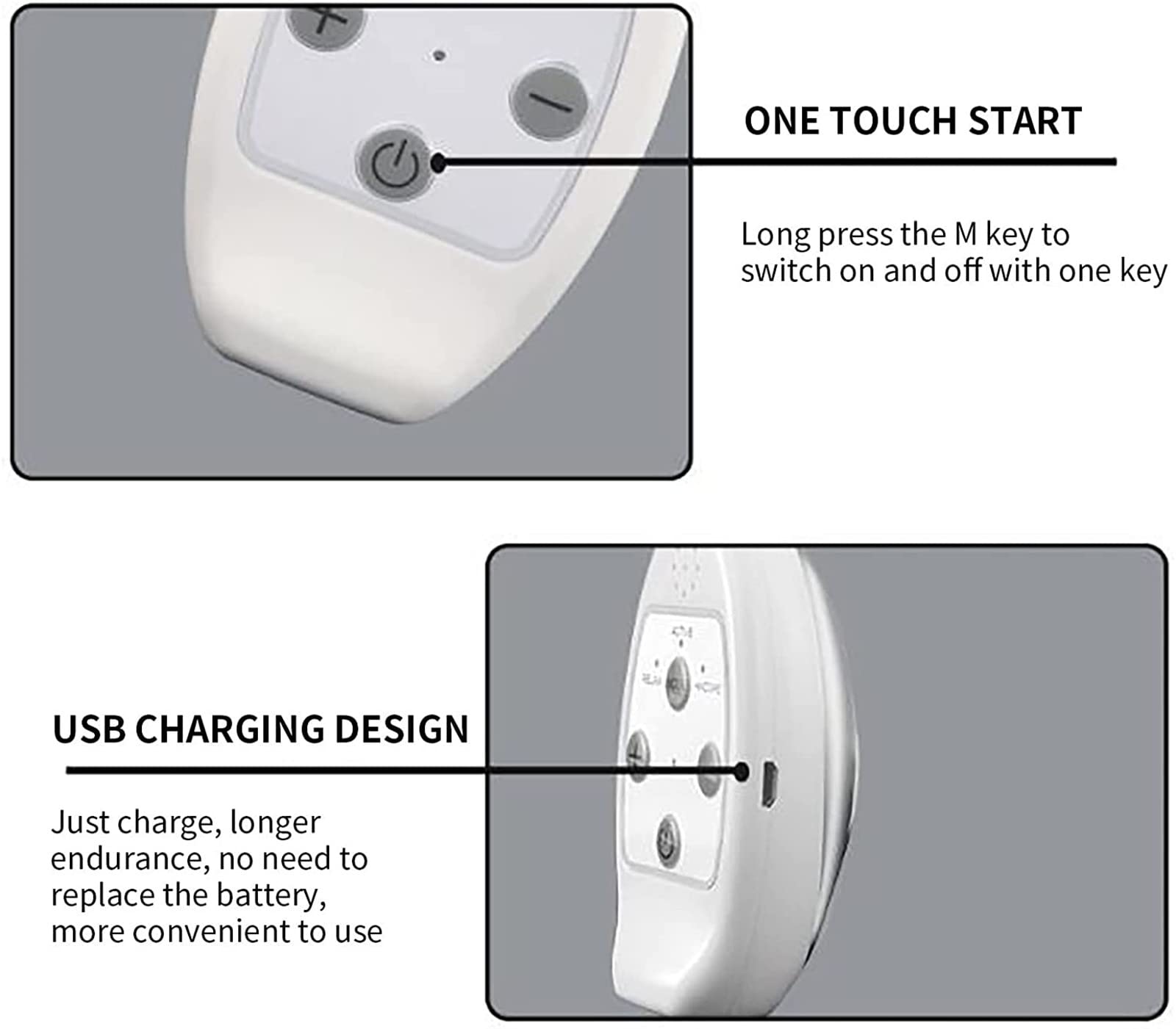 JJCC Dispositivo de Ayuda para el sueño, Dispositivo de Ayuda para Dormir de Mano, Instrumento de insomnio sedante, Instrumento de suspensión de Mano Recargable USB pequeño y fácil de Llevar