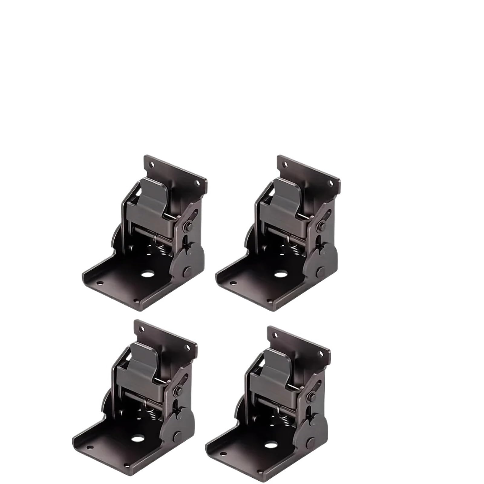 Kdhcvkz Gunblack-4Pcs 4Pcs Folding Bracket With 90-Degree Hinges(Gunblack-4Pcs)