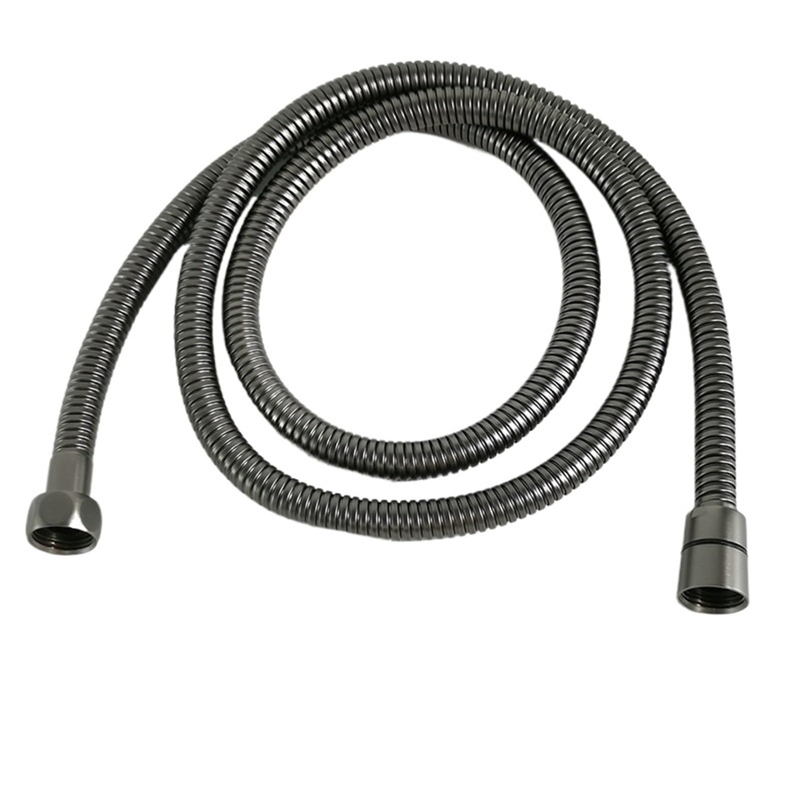Luoaxinn Color5 Stainless Steel Corrugated Pipe Shower Hose Bathroom Fitting Stainless Steel Pvc Soft Bath Tube Accessory 1.5 Meter Water Pipe Connector Chrome Gold(Color5)
