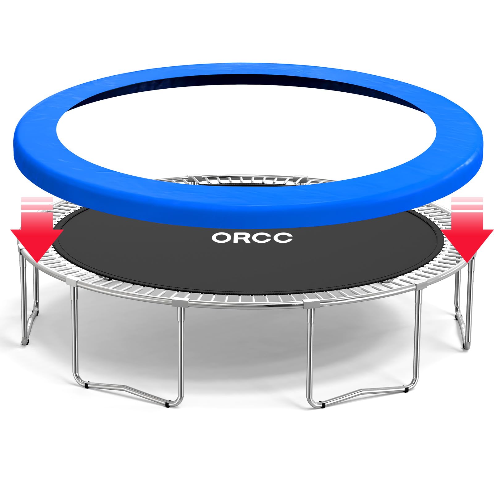 ORCC Trampoline Pad 16 15 14 12 11 FT for Kids Adults Outdoor Yard Trampolines (Pad Only)