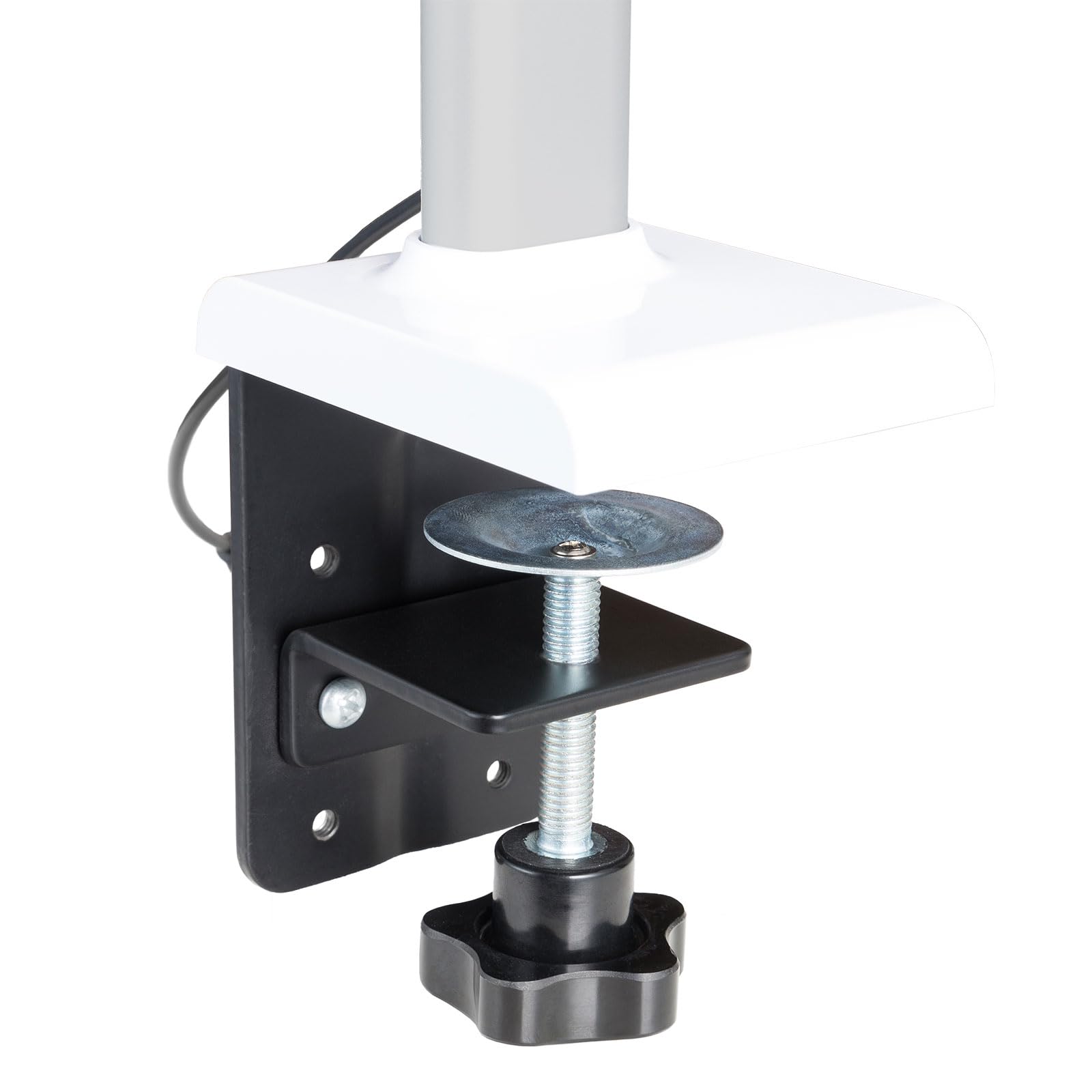 FeinTech Lampe de Bureau Pince LED 50 cm Blanc-argent LTL00310E