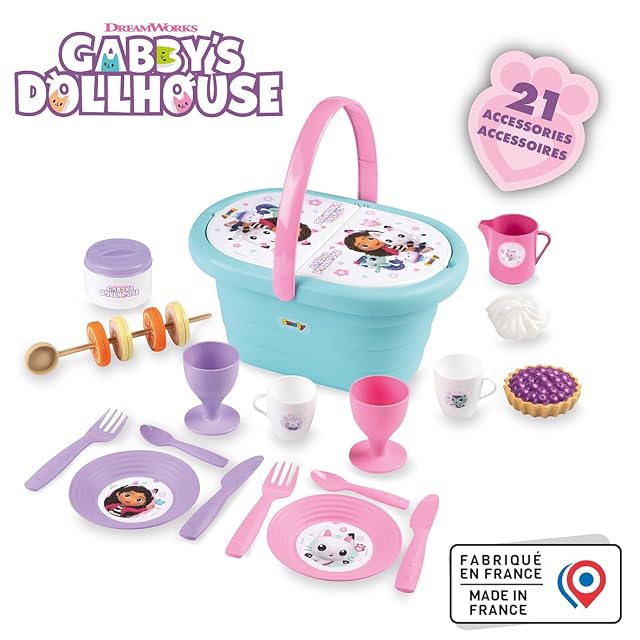 Foto 2 de 5 de Smoby- La Casa de Muñecas de Gabby Cesta de Picnic