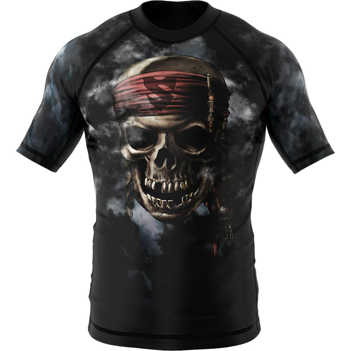 SMMASH Helion Rashguard Hombre Manga Corta, Camisetas Hombre para MMA, Artes Marciales, Krav Maga, BJJ, K1, Karate, Material Transpirable y Antibacteriano — view 41