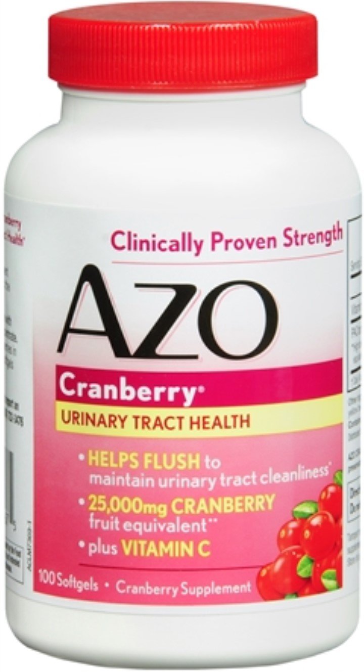 Azo Cranberry Softgels - 100 Ea, Pack of 2