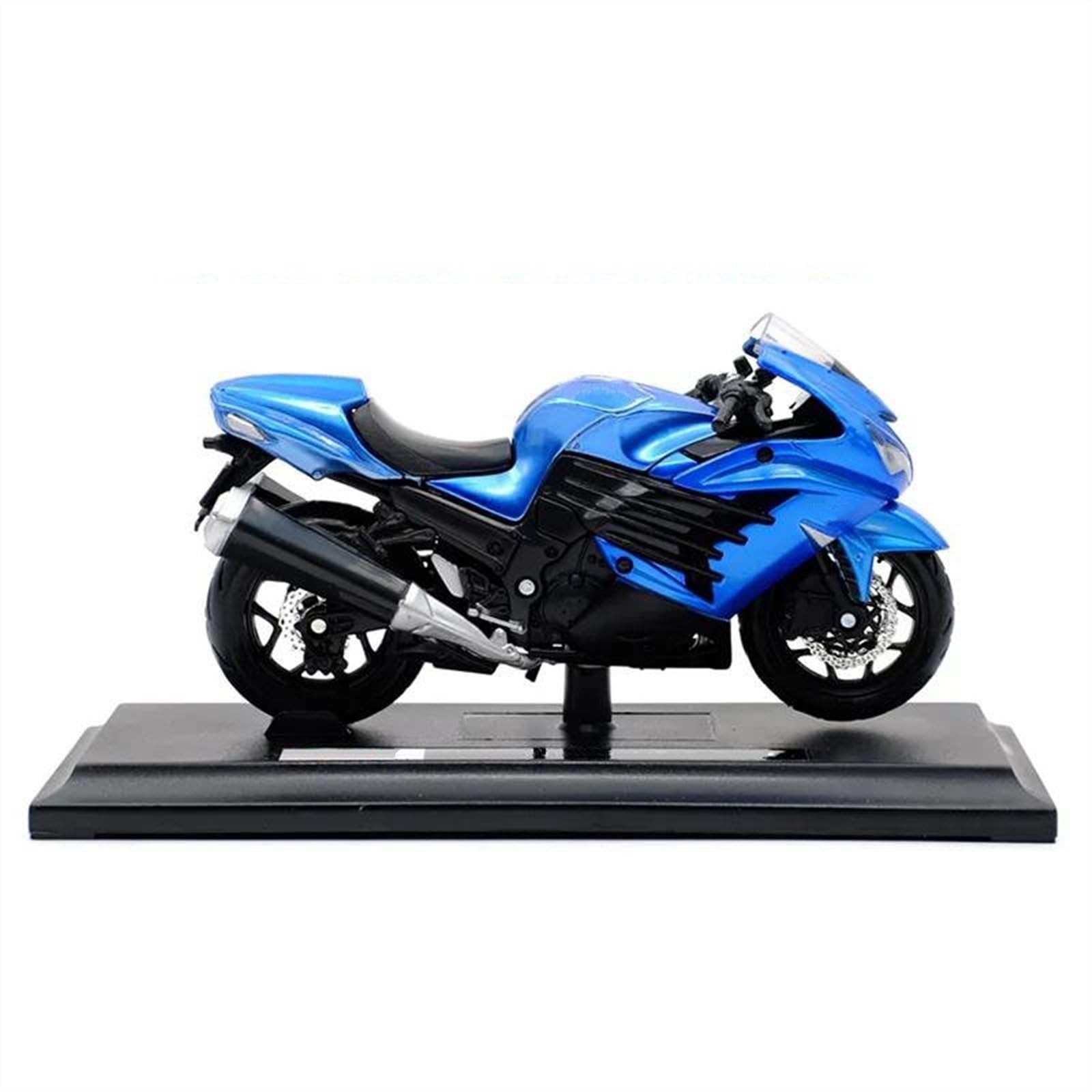 SEYXF Motorbike Toy 1/18 for Kawasaki ZX14R Motorcycle Model Gifts Collection Toy(Blue)