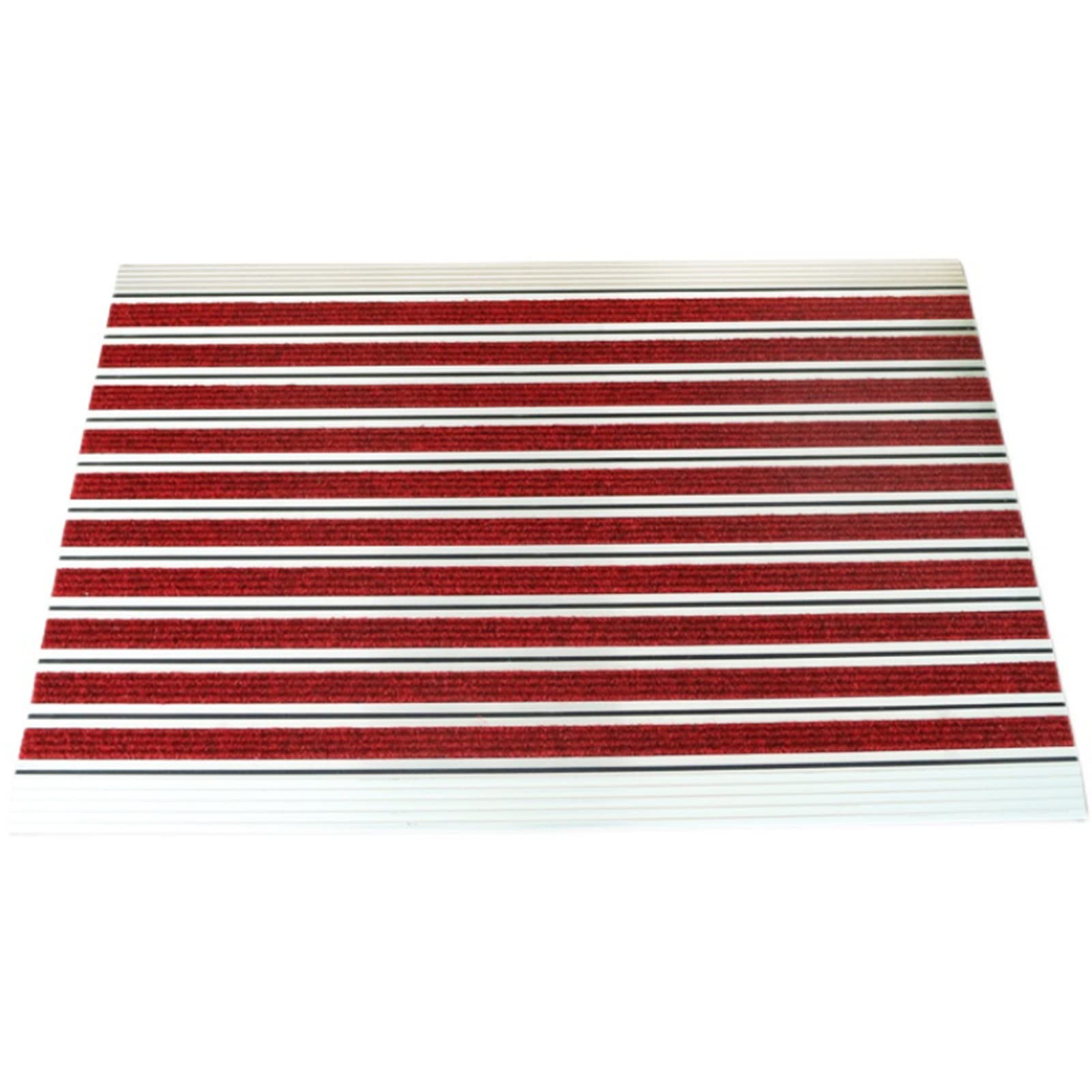 Außenmatten, Rutschfester Willkommensteppich aus Aluminiumlegierung, robuste Eingangsmatten für Bürogebäude, leicht zu reinigende Schuhabstreifer-Fußmatte für Terrassenrasen, benutzerdefinie