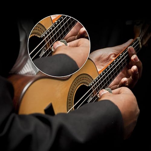 Miniatura 8 de 6-100 púas de guitarra personalizadas, añade tu propio nombre de texto, impresión HD resistente al nombre para accesorios de guitarra, el mejor