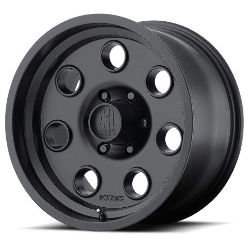 XD Wheels Xd300 Pulley Satin Black Wheel with Alloy Steel (17 x 9. inches /5 x 83 mm, -12 mm Offset)