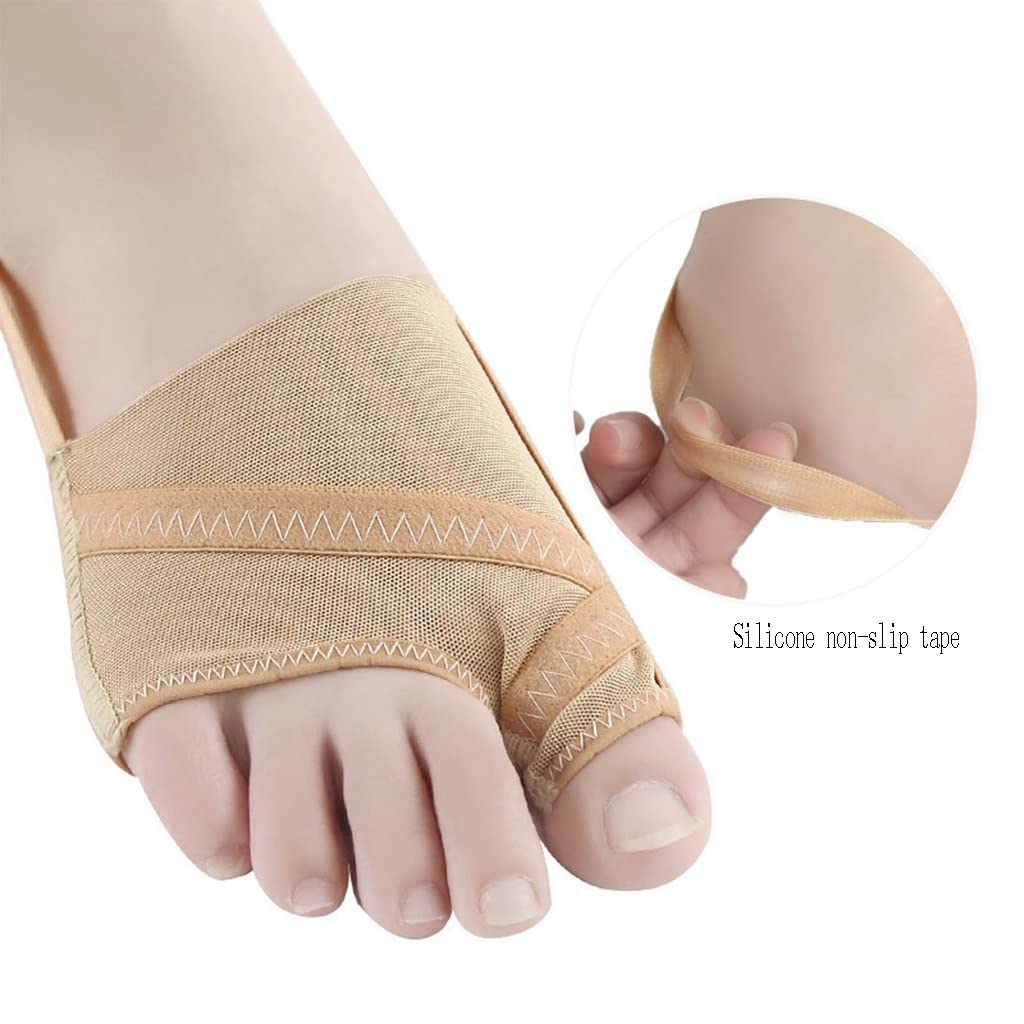Mangas de Alivio de juanetes con Protector de Gel para Calcetines de juanetes, Cojines con Correa elástica para el talón y Alivio del Dolor de juanetes, ampollas y fricción