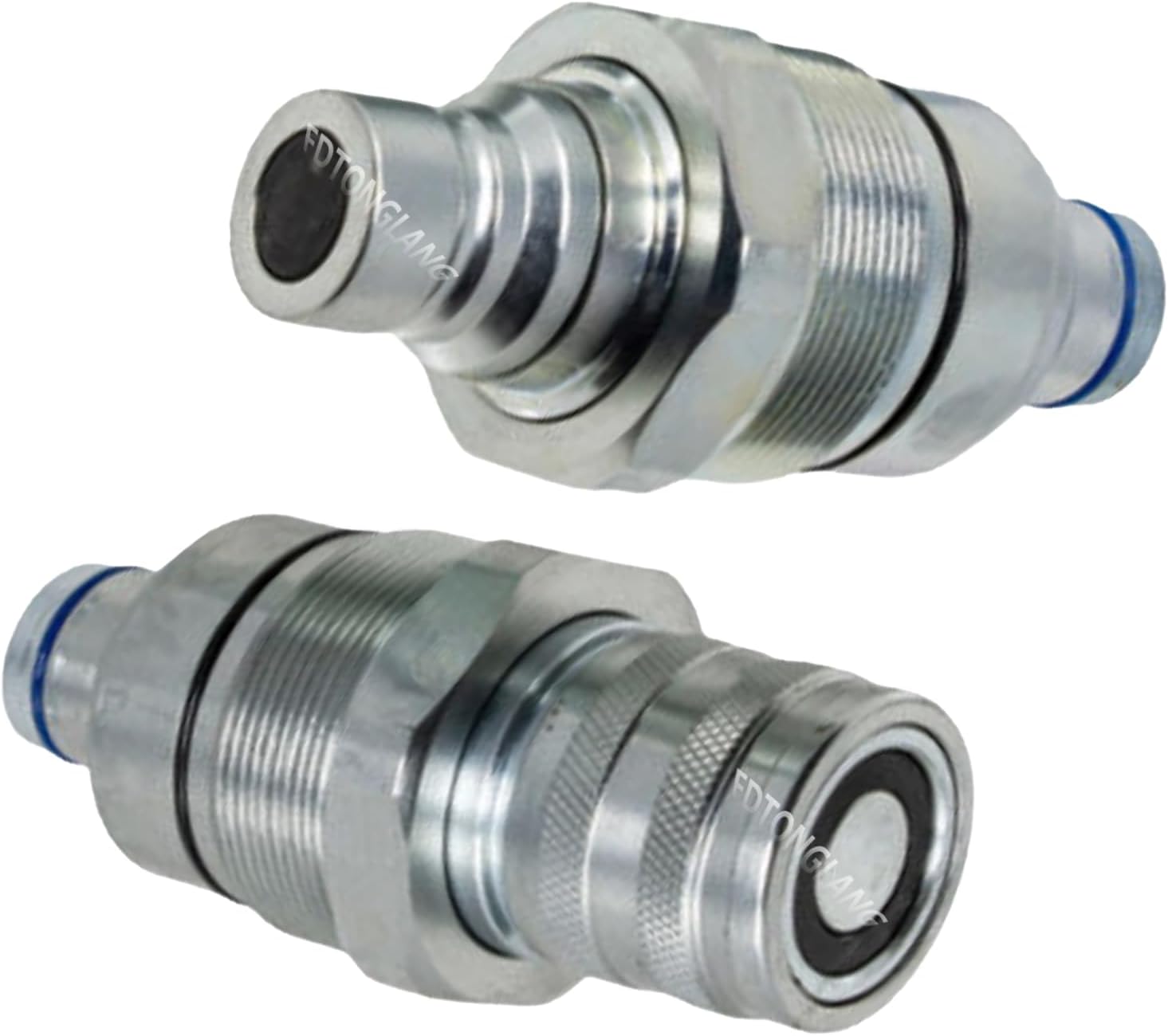 373-6968 373-6967 Male Female Flat Face Coupler Kit Fit for Cat 239D 239D3 242B3 232D 232D3 236D 236D3 242D 242D3 246D 226B3 226D 226D3 Skid Steer Loader