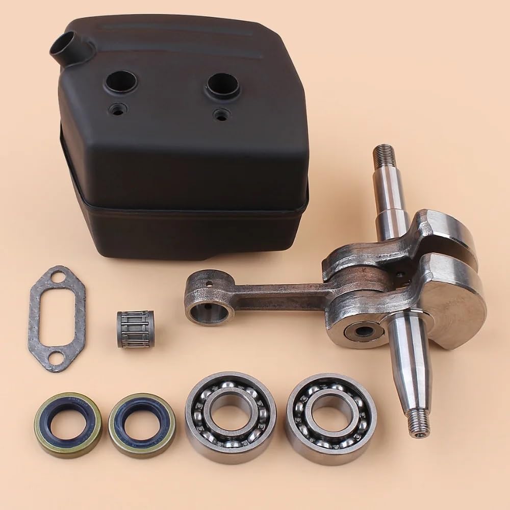 Kit de 8 juntas de escape de sello de aceite de cojinete de cigüeñal for piezas de motor de motosierra 61 268 272