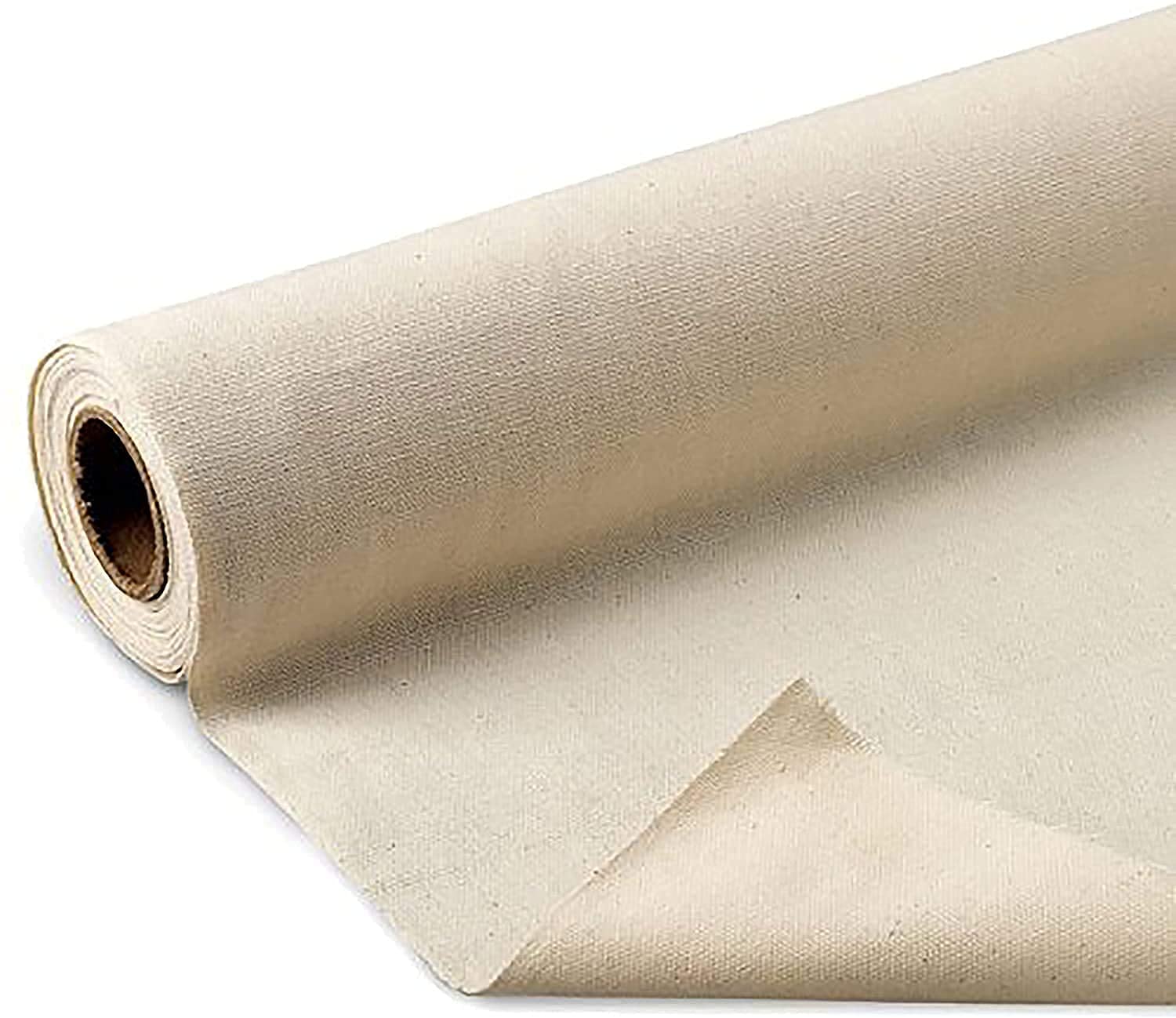 Sponsored Ad - 60" Wide Cotton Canvas Fabric Cloth, 12 oz (Yarns 10/2 OE x 10/2 OE), Natural Color - 1 Meter