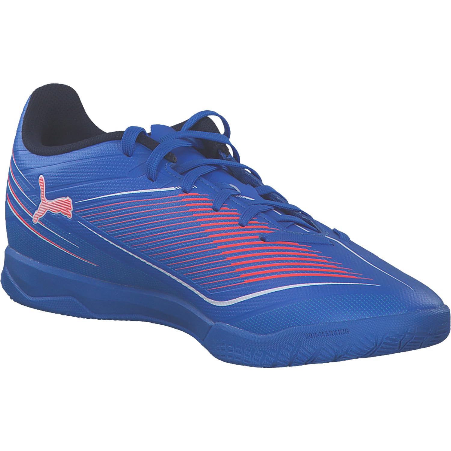 Puma Tenis de fútbol Ultra 6 Play It Unisex, Ultra Blue Puma White Glowing Red, 41 EU