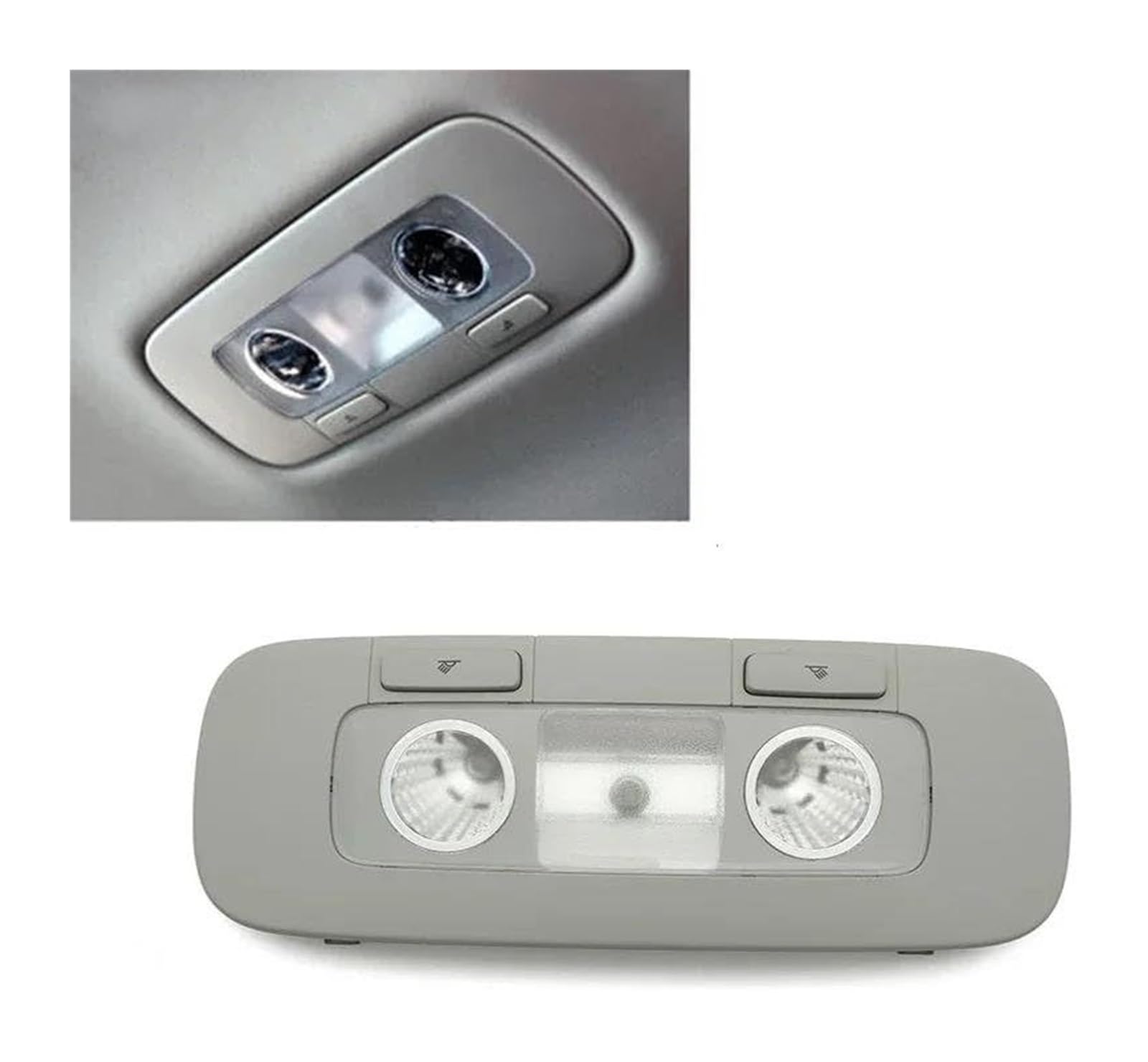 Luces Techo Interiores Coche Para Passat 2006 2007 2008 2009 2010 2011 3C0947291 Luz De Lectura Techo Coche Lámpara Delantera Y Trasera Interior