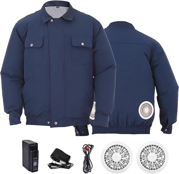 Amazon.co.jp: 空調作業服 空調扇風服 熱中症対策 長袖 空調服作業着