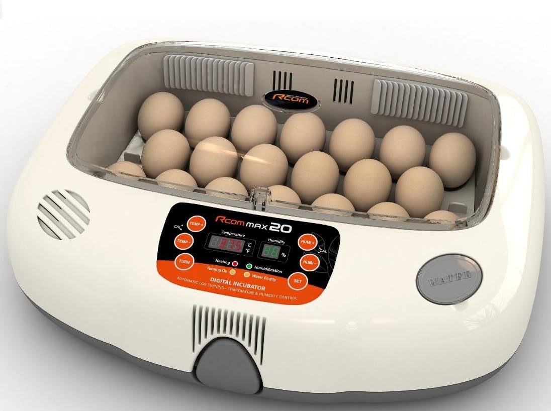 Incubator RCOM MAX 20 Egg incubator NEW