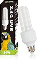 Vista 1 de LUCKY HERP Bombilla UVA UVB para pájaros 2.4 UVB 20W lámpara fluorescente compacta para todo tipo de aves cautivas