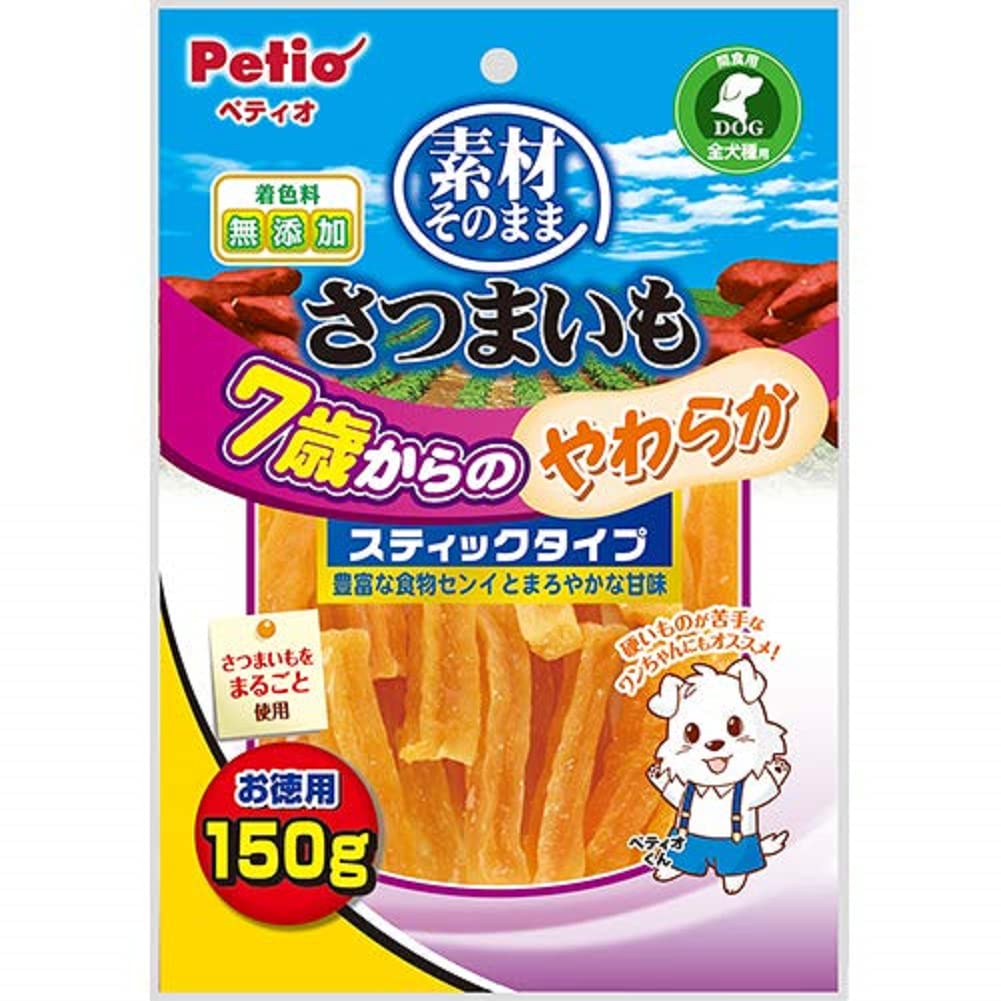 ペティオ (Petio) 素材そのまま さつまいも やわらかスティックタイプ