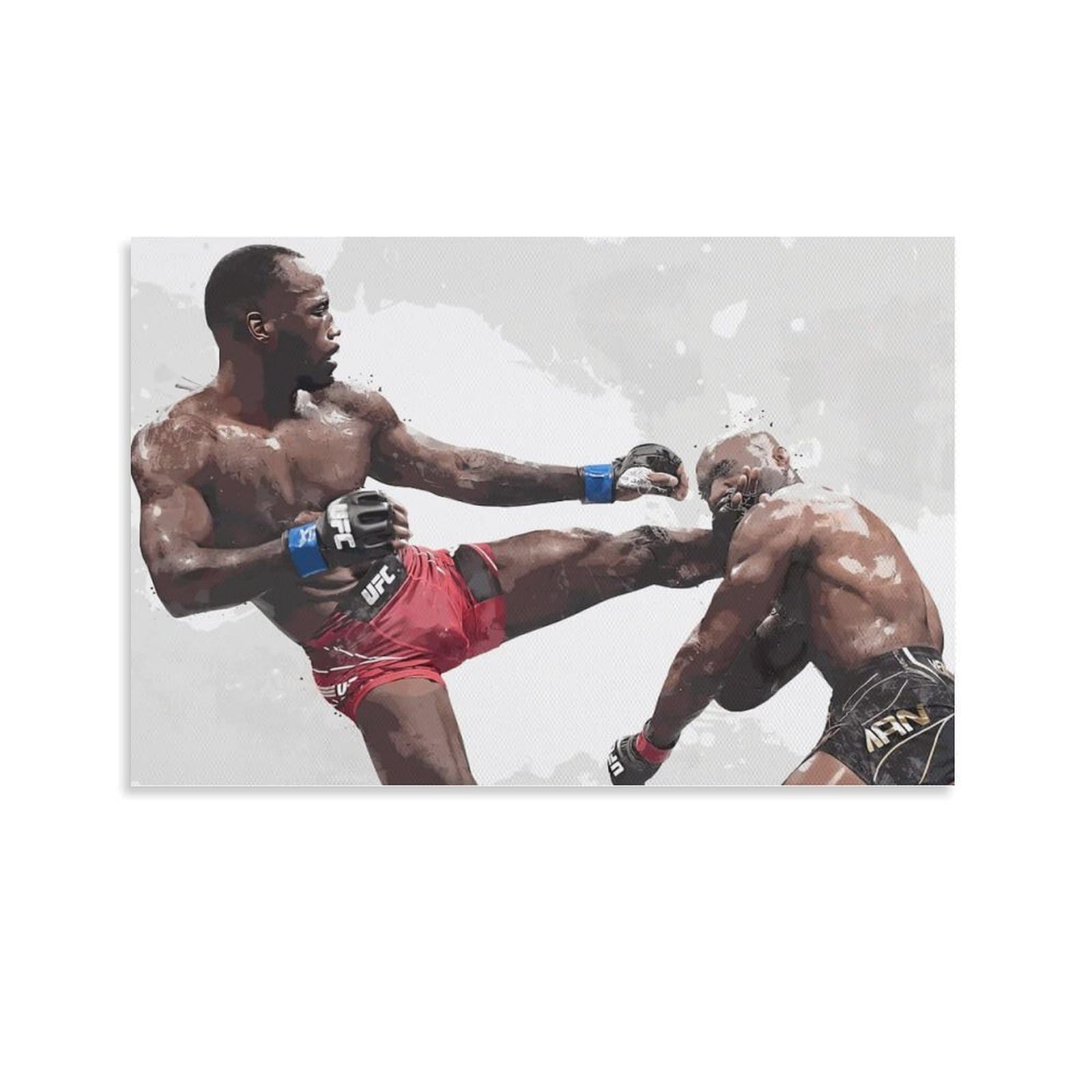 ASUIU Leon Edwards Canvas Poster Canvas Art Poster And Wall Art Picture Print Modern Family Decor Posters 20x30inch(50x75cm)
