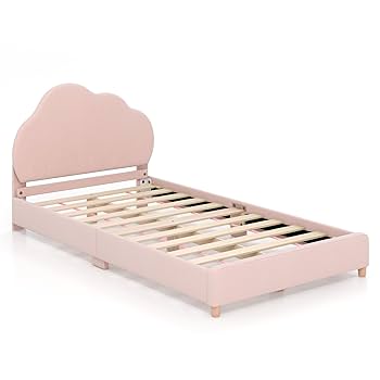 Amazon.com: HONEY JOY Twin Bed Frames for Kids, Toddler