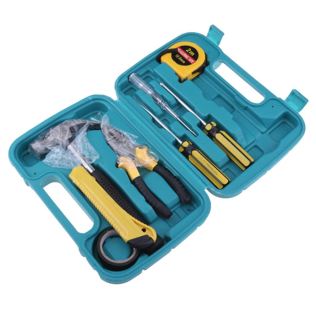 9-Piece Screwdriver Pliers Cutter Electric Pen Measuring Tape Home Tools Set 4