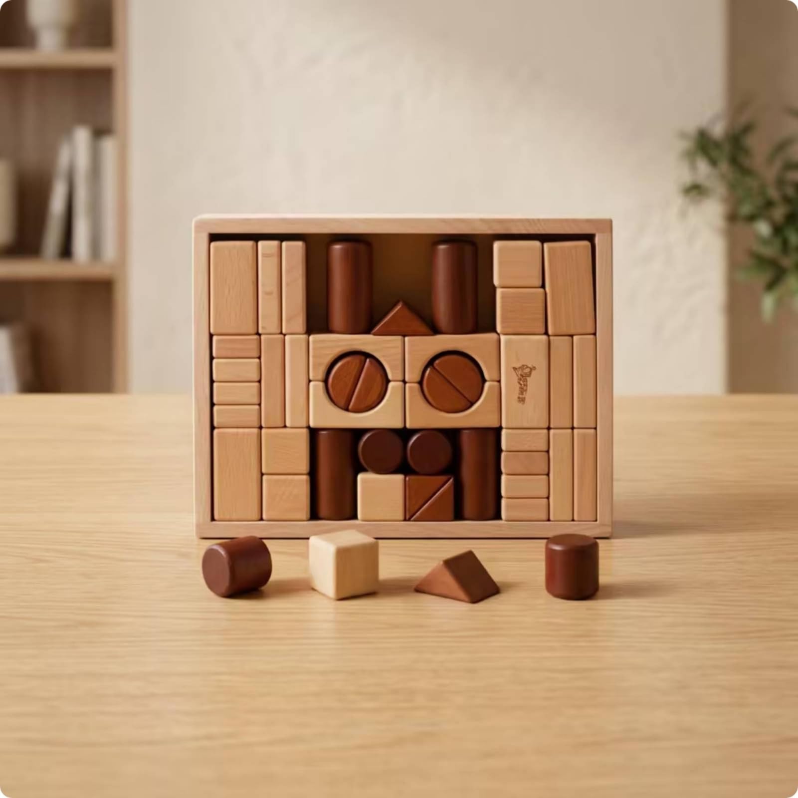 Rompecabezas Geométrico Formas Geométricas Rompecabezas Construcción Apilable Puzzle para Niños