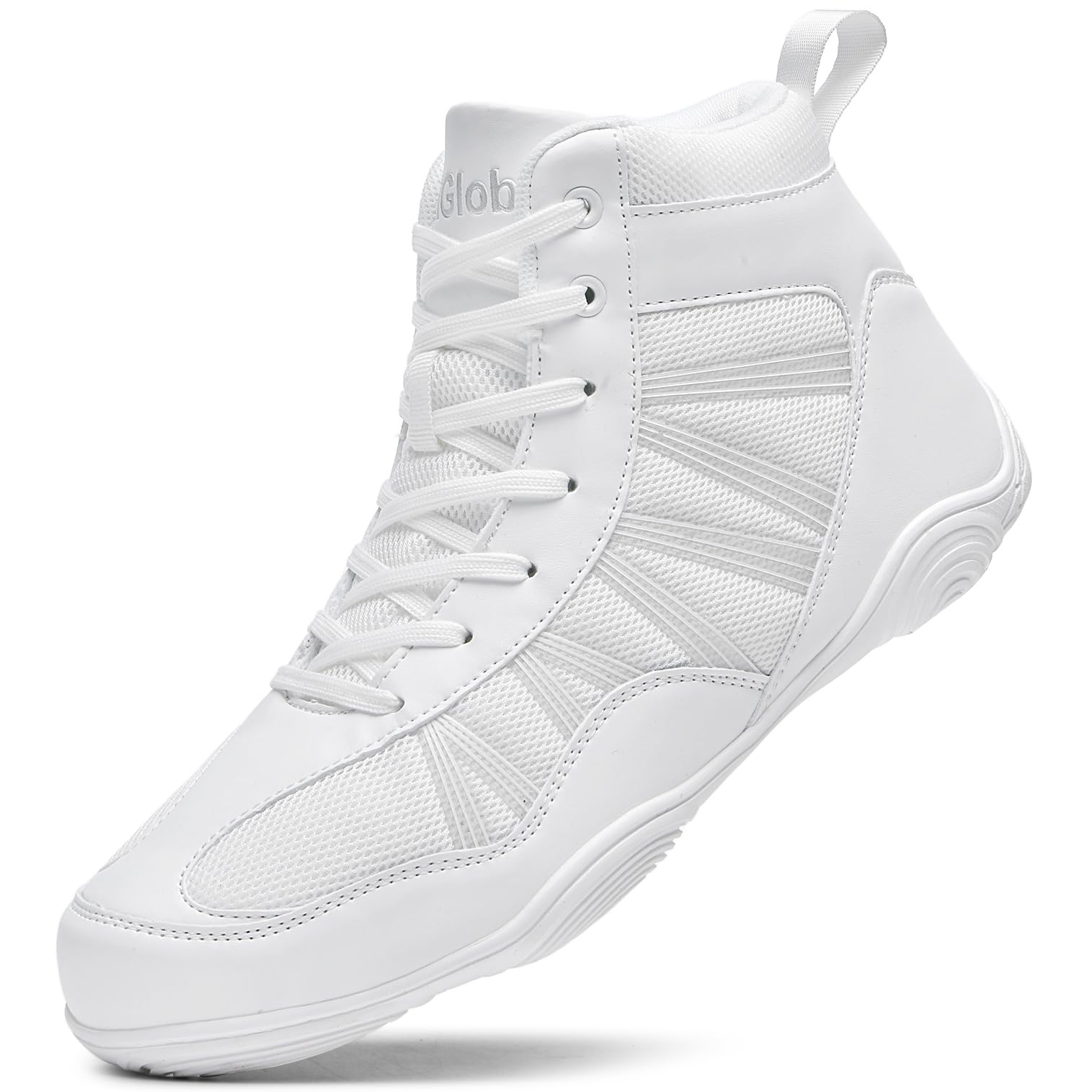 DimaiGlobal Men's Wrestling Shoe Boxing Shoes Zero Drop Sole High Top Fighting Shoes Fitness Sneaker Taekwondo Karate Martial Arts Weightlifting