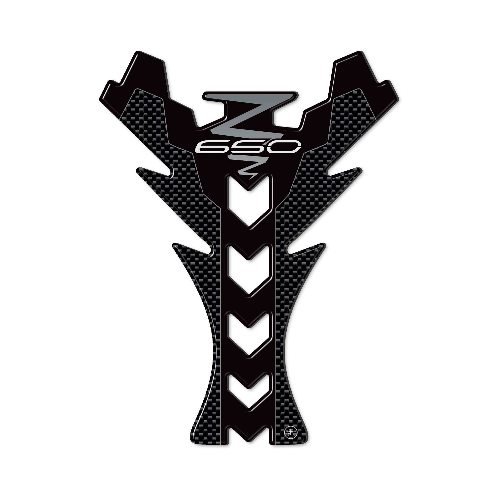 2 Protections Latérales 3D Pour Les Genoux Compatibles Avec La Motocycle Kawasaki Z900 Vert