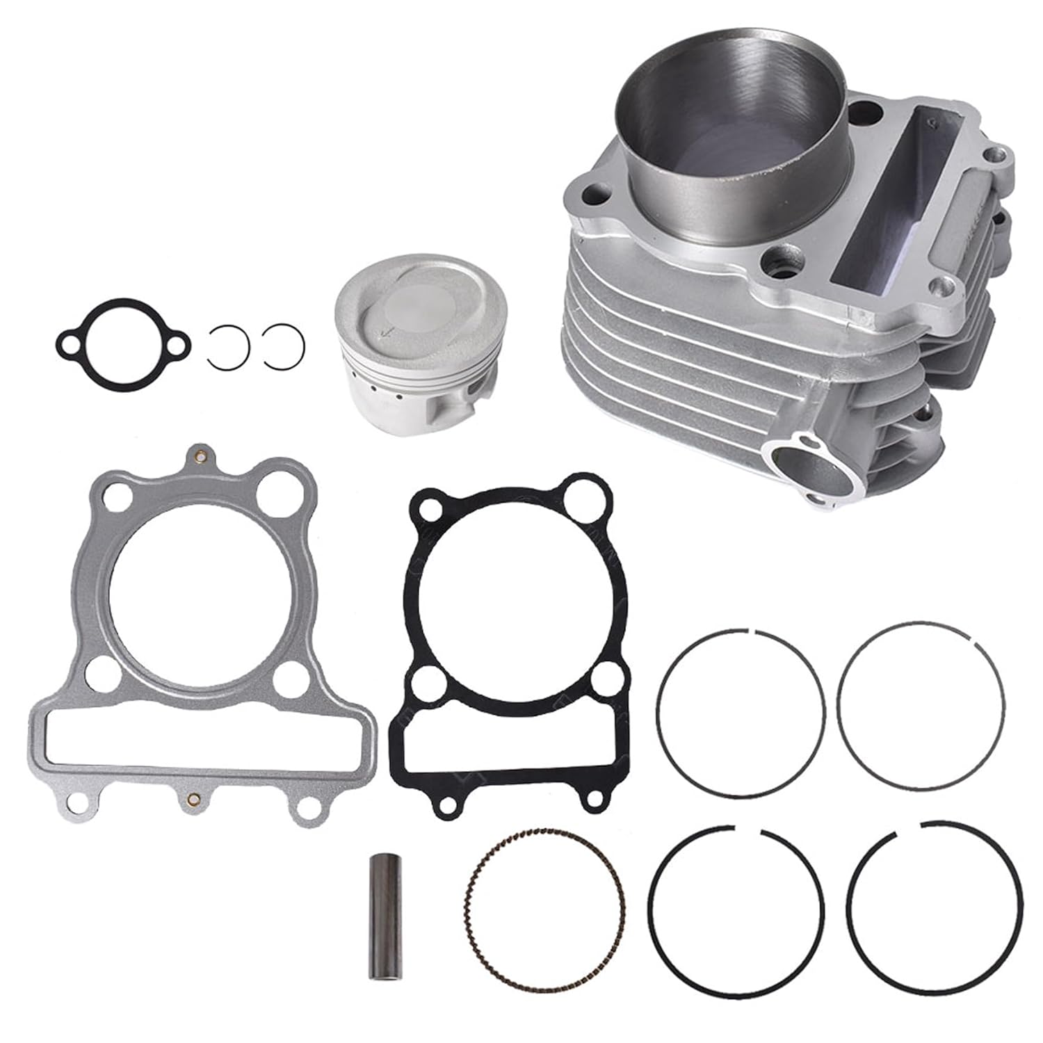 WFLNHB Cylinder Gasket Piston Kit Replacement for Yamaha Bear Tracker Timberwolf Moto-4 250 93450-17044-00